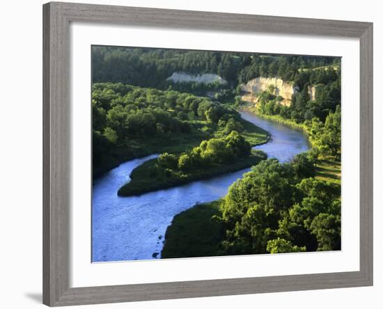 The Niobrara River Near Valentine, Nebraska, USA-Chuck Haney-Framed Photographic Print