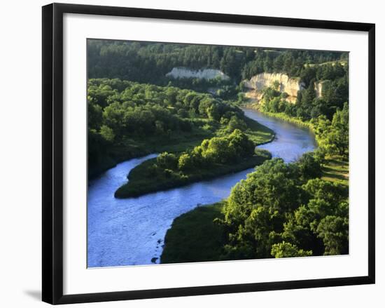 The Niobrara River Near Valentine, Nebraska, USA-Chuck Haney-Framed Photographic Print