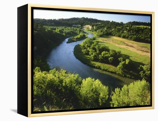 The Niobrara River Near Valentine, Nebraska, USA-Chuck Haney-Framed Premier Image Canvas