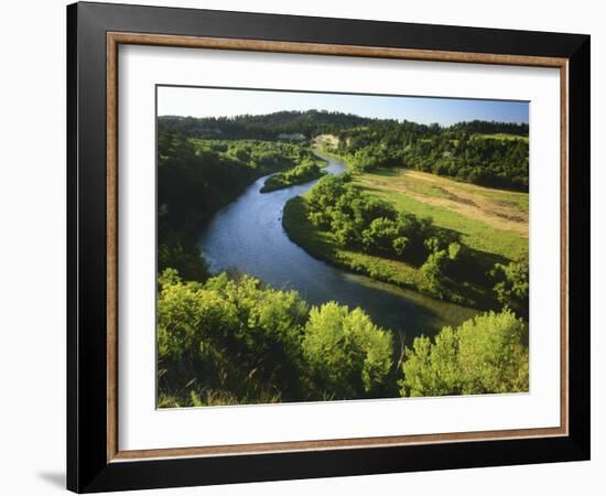 The Niobrara River Near Valentine, Nebraska, USA-Chuck Haney-Framed Photographic Print
