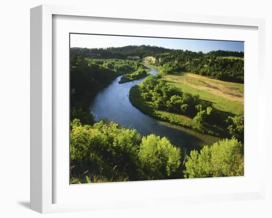 The Niobrara River Near Valentine, Nebraska, USA-Chuck Haney-Framed Photographic Print