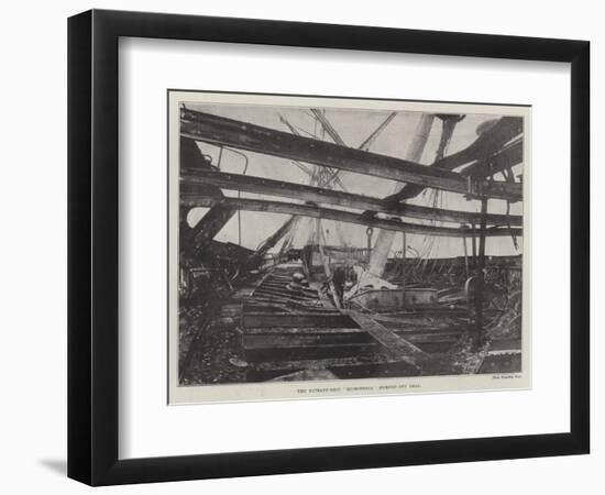 The Nitrate-Ship Micronesia, Burned Off Deal-null-Framed Giclee Print