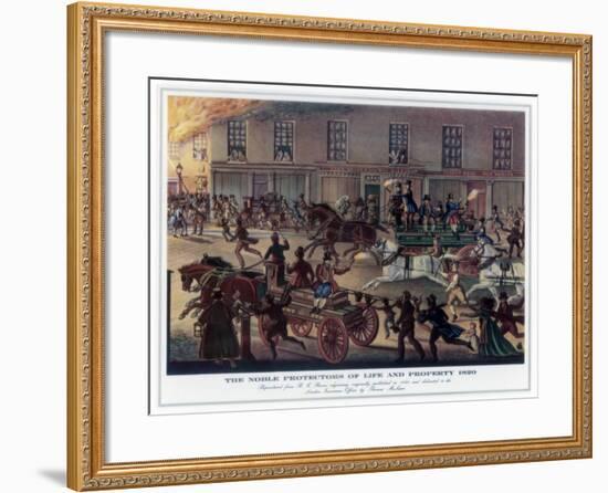 The Noble Protectors of Life and Property, 1820-R Reeves-Framed Giclee Print