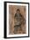 The Nobleman Sugawara Michizane Who Became the God Kitano-Okumura Masanobu-Framed Giclee Print