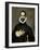 The Nobleman with His Hand on His Chest, Ca. 1580-El Greco-Framed Giclee Print