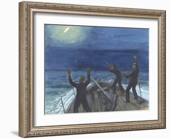 The Nocturne Of The Nore-Snaffles-Framed Premium Giclee Print