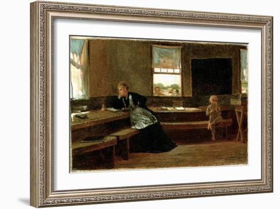 The Noon Recess, 1873-Winslow Homer-Framed Giclee Print