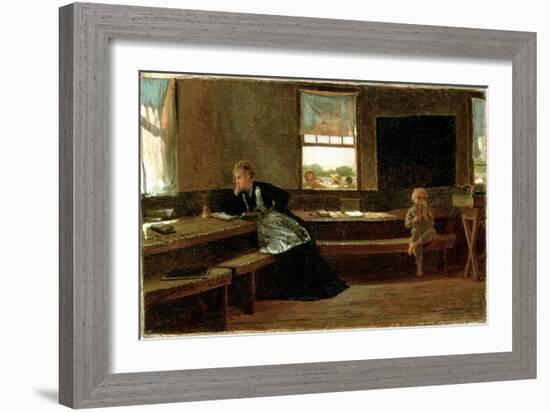 The Noon Recess, 1873-Winslow Homer-Framed Giclee Print