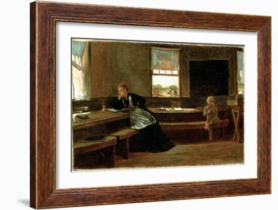 The Noon Recess, 1873-Winslow Homer-Framed Giclee Print