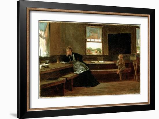 The Noon Recess, 1873-Winslow Homer-Framed Giclee Print
