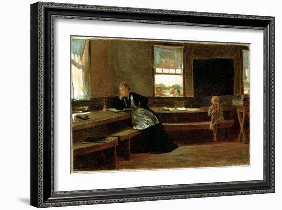 The Noon Recess, 1873-Winslow Homer-Framed Giclee Print