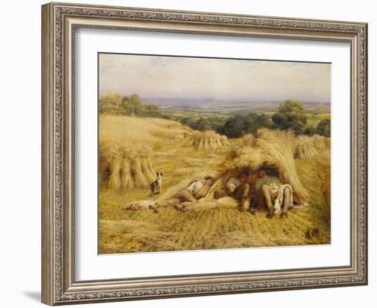 The Noonday Rest-John Linnell-Framed Giclee Print