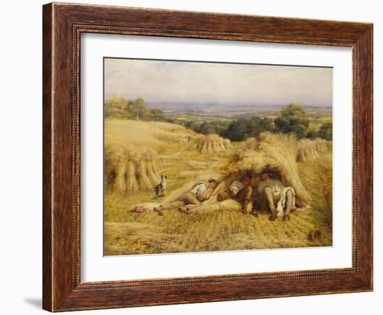 The Noonday Rest-John Linnell-Framed Giclee Print