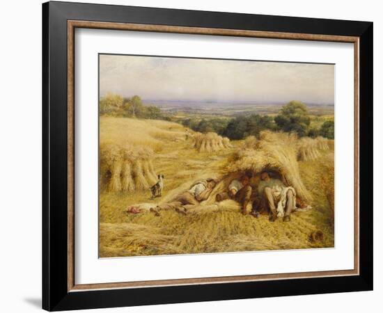 The Noonday Rest-John Linnell-Framed Giclee Print