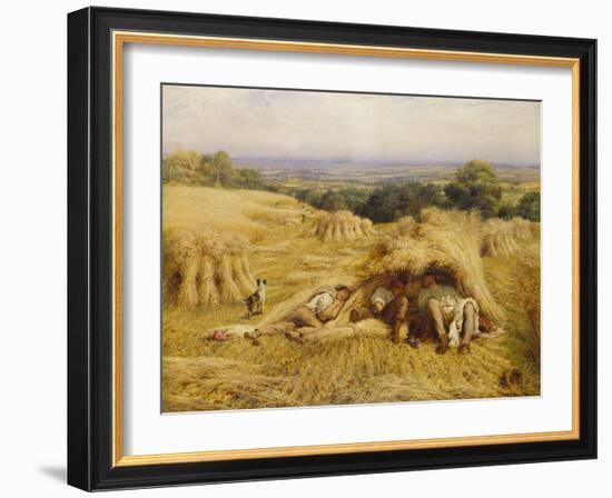 The Noonday Rest-John Linnell-Framed Giclee Print