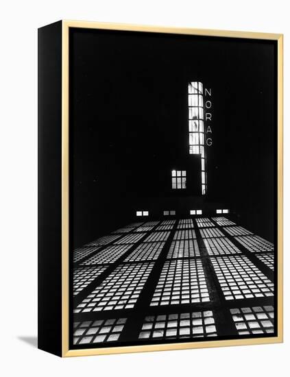 The NORAG (Nordeutscher Rundfunk or NDR) Building in Hamburg, Rothenbaumcha-German photographer-Framed Premier Image Canvas