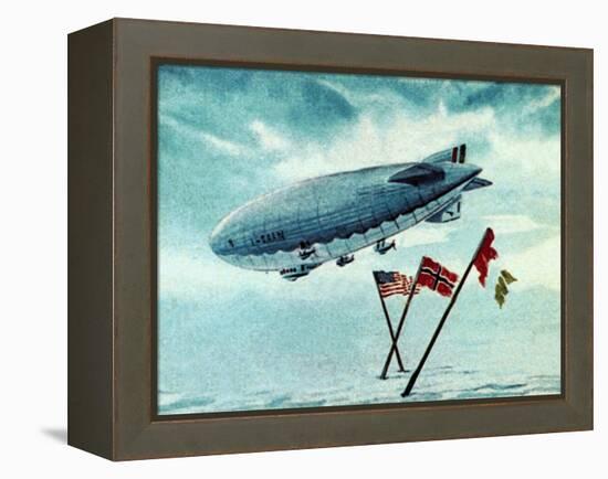 The Norge Airship-English School-Framed Premier Image Canvas