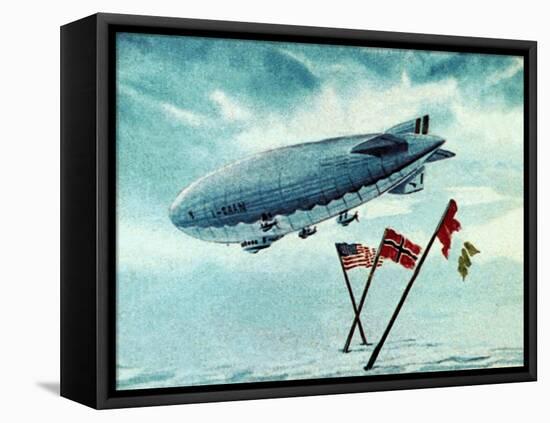 The Norge Airship-English School-Framed Premier Image Canvas