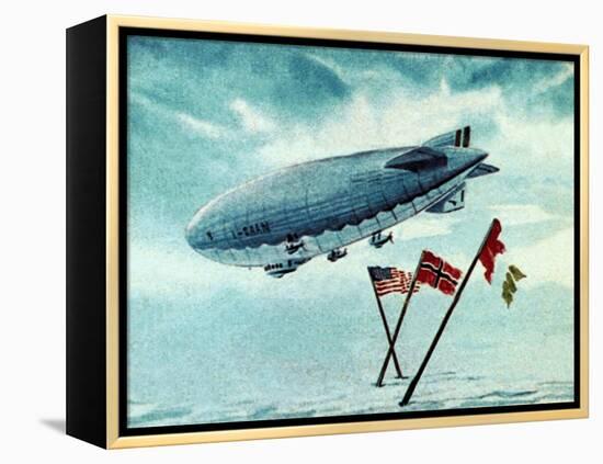 The Norge Airship-English School-Framed Premier Image Canvas