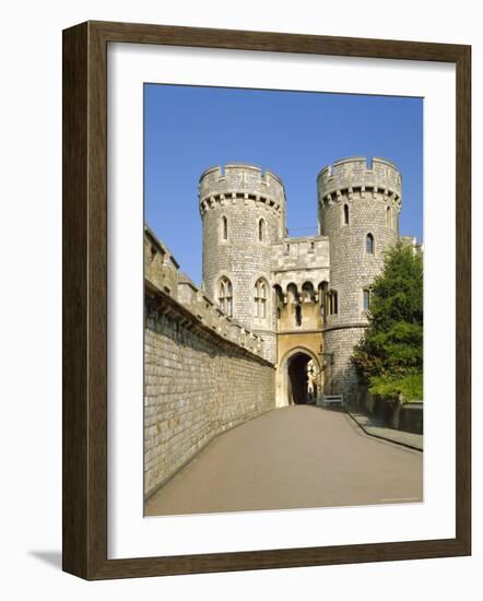 The Norman Gate, Windsor Castle, Berkshire, England, UK-Philip Craven-Framed Photographic Print