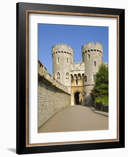 The Norman Gate, Windsor Castle, Berkshire, England, UK-Philip Craven-Framed Photographic Print