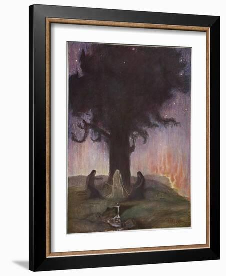 The Norns, 1906-Hermann Hendrich-Framed Giclee Print