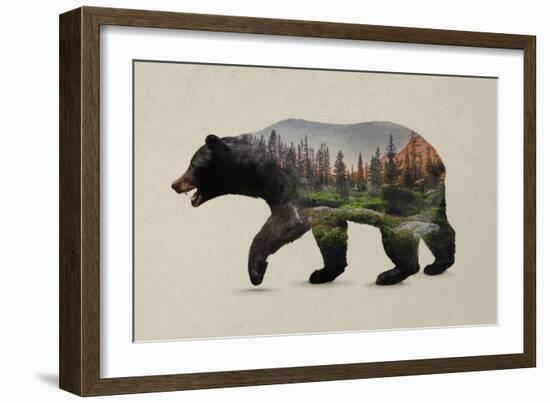 The North American Black Bear-Davies Babies-Framed Premium Giclee Print