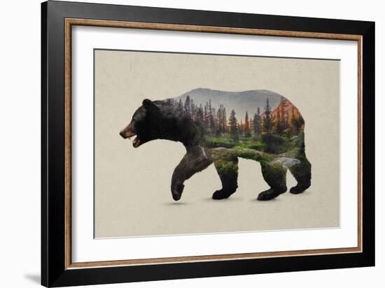 The North American Black Bear-Davies Babies-Framed Premium Giclee Print