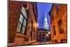 The North Church as Seen from Market Square, Portsmouth, New Hampshire-Jerry & Marcy Monkman-Mounted Photographic Print