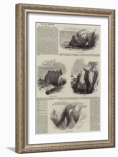 The North-East Coast of Scotland-Samuel Read-Framed Giclee Print