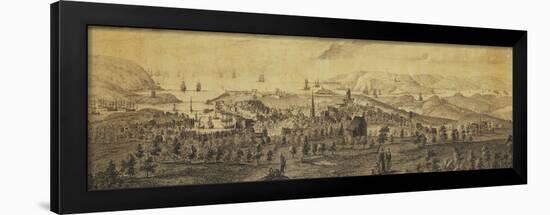 The North East Prospect of Plymouth, in the County of Devon-Samuel and Nathaniel Buck-Framed Giclee Print