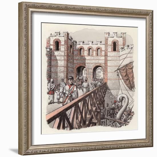 The North End of London Bridge-Pat Nicolle-Framed Giclee Print