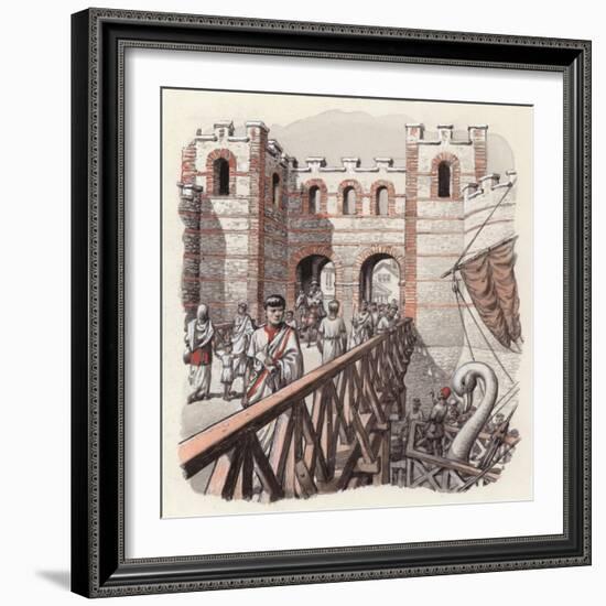 The North End of London Bridge-Pat Nicolle-Framed Giclee Print