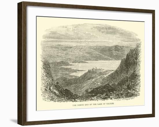 The North End of the Lake of Galilee-null-Framed Giclee Print