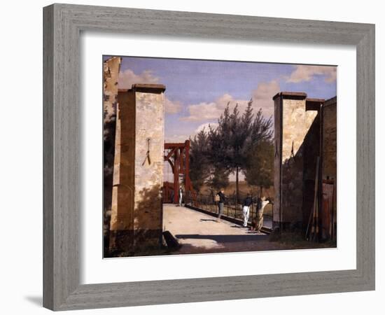 The North Gate of the Citadel, 1834-Christen Schiellerup Købke-Framed Giclee Print