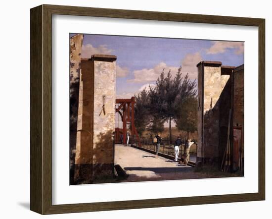 The North Gate of the Citadel, 1834-Christen Schiellerup Købke-Framed Giclee Print