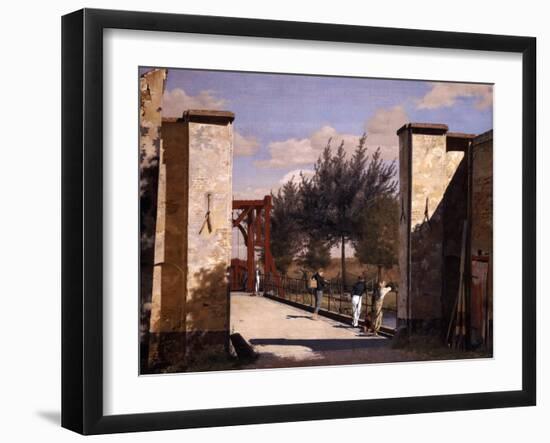 The North Gate of the Citadel, 1834-Christen Schiellerup Købke-Framed Giclee Print