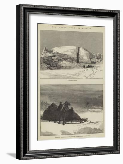 The North Pole Expedition-Charles Robinson-Framed Giclee Print