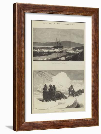 The North Pole Expedition-William Heysham Overend-Framed Giclee Print