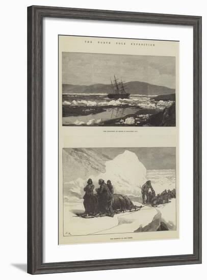 The North Pole Expedition-William Heysham Overend-Framed Giclee Print