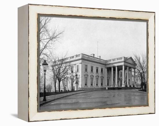 The North Portico of the White House, Washington D.C., USA, 1908-null-Framed Premier Image Canvas