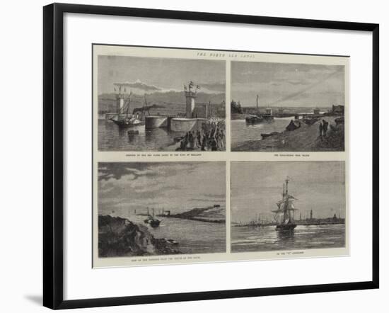 The North Sea Canal-null-Framed Giclee Print