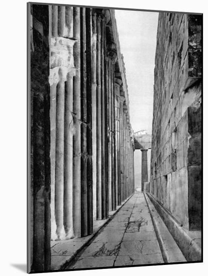 The North Side of the Parthenon, Athens, 1937-Martin Hurlimann-Mounted Giclee Print