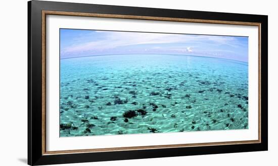 The North Sound on a Flat Calm Morning, Grand Cayman-Stocktrek Images-Framed Photographic Print