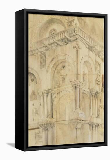 The North-West Angle of the Facade of St Mark'S, Venice-John Ruskin-Framed Premier Image Canvas