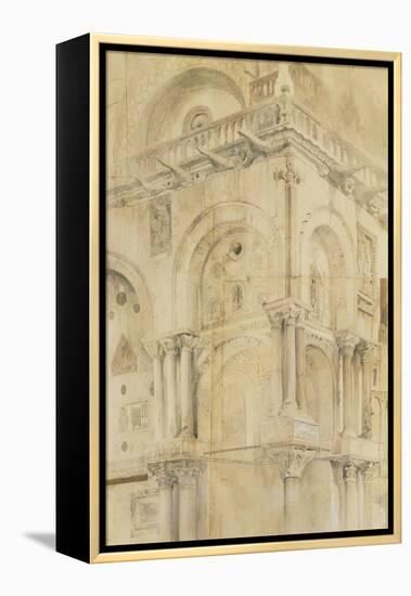 The North-West Angle of the Facade of St Mark'S, Venice-John Ruskin-Framed Premier Image Canvas