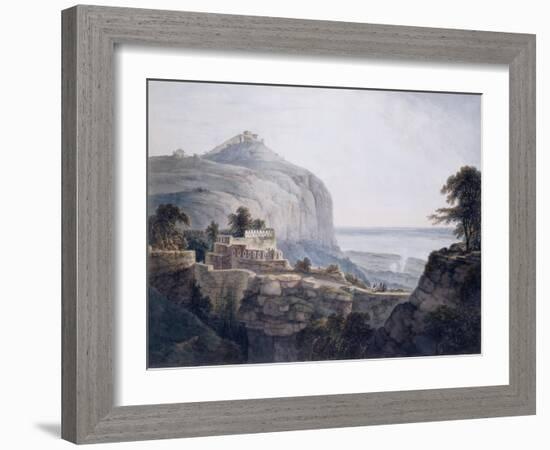 The North West View of Rohtasgarh, Bihar-Thomas & William Daniell-Framed Giclee Print