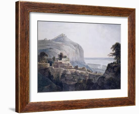 The North West View of Rohtasgarh, Bihar-Thomas & William Daniell-Framed Giclee Print