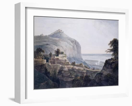 The North West View of Rohtasgarh, Bihar-Thomas & William Daniell-Framed Giclee Print