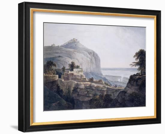 The North West View of Rohtasgarh, Bihar-Thomas & William Daniell-Framed Giclee Print